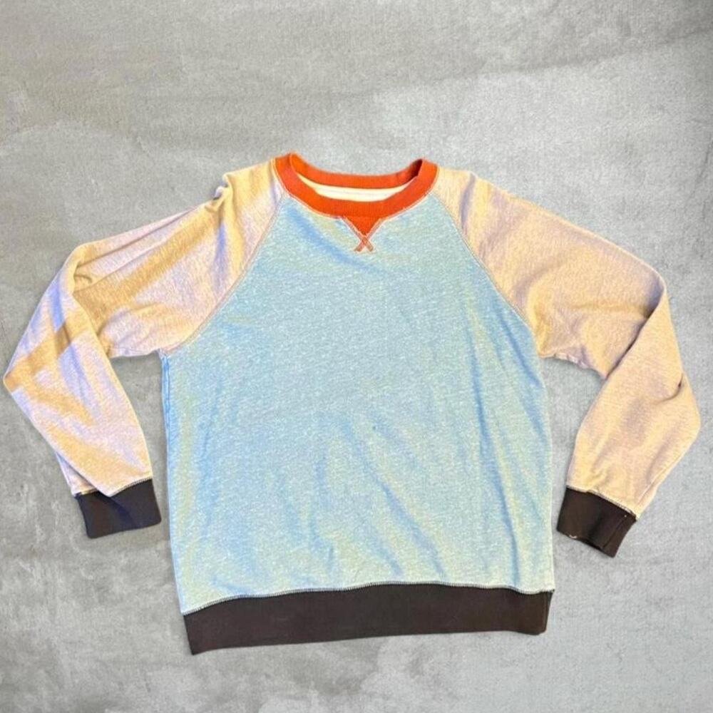 Vintage Union Bay Men's XL Colorblock Raglan Crewneck Cotton Sweatshirt 90s Y2K